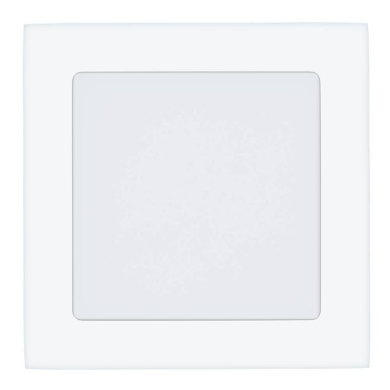 EGLO - Foco Embutido Fueva Metal Blanco 170X170 11W LED incluida Cod94061