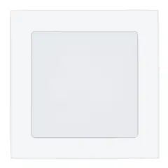 EGLO - Foco Embutido Fueva Metal Blanco 170X170 11W LED incluida Cod94061