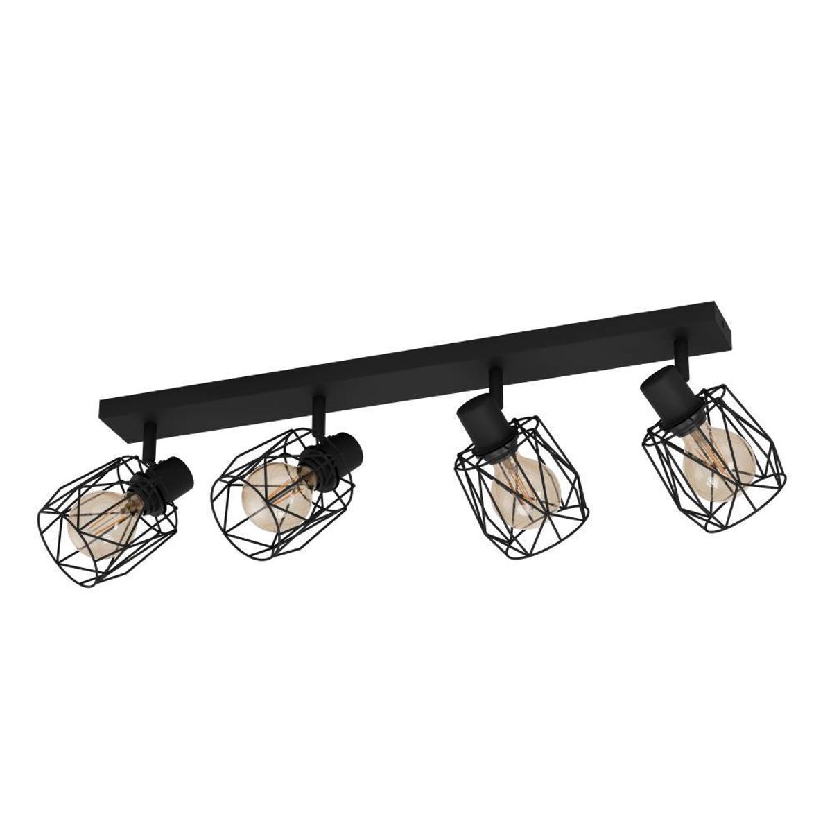 EGLO - Foco Sobrepuesto E27 Tossino Negro 390044