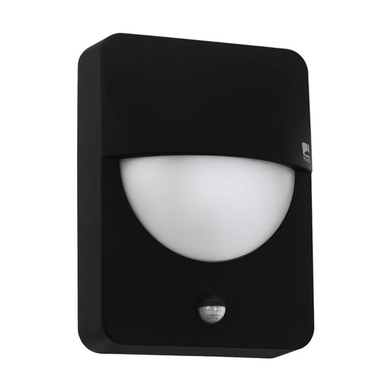 EGLO - Lámpara Apliqué Salvanesco Aluminio Negro H240 E27 28W IP44 Cod98705
