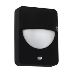 EGLO - Lámpara Apliqué Salvanesco Aluminio Negro H240 E27 28W IP44 Cod98705