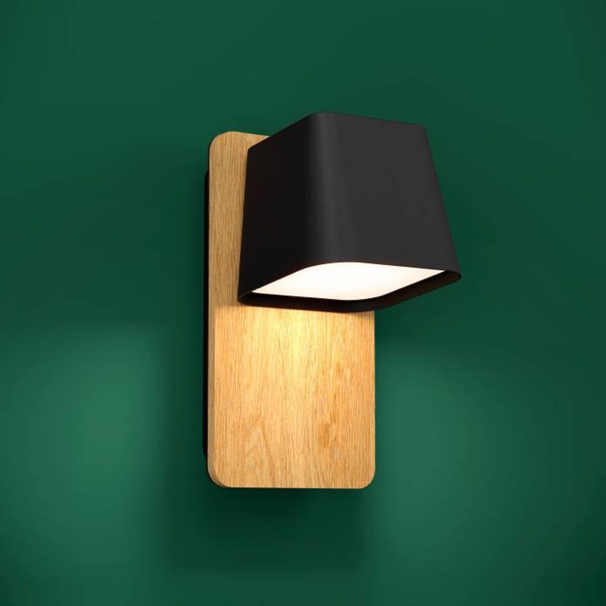 EGLO - Lámpara Apliqué Ruscio Marrón Oscuro E27 1X40w Cod390009