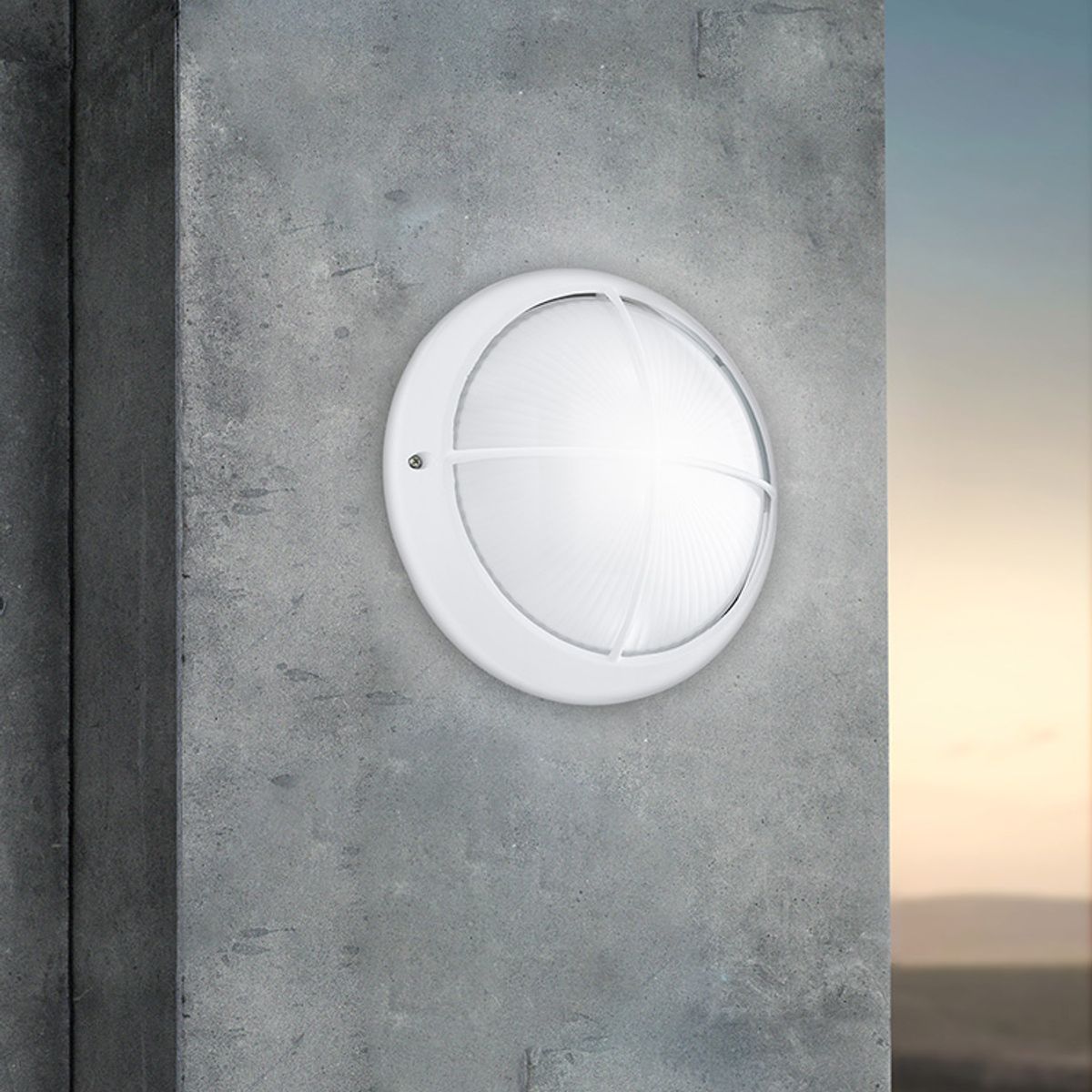 EGLO - Foco Sobrepuesto Tortuga Exterior Metal DM260 3000K LED Cod 96341