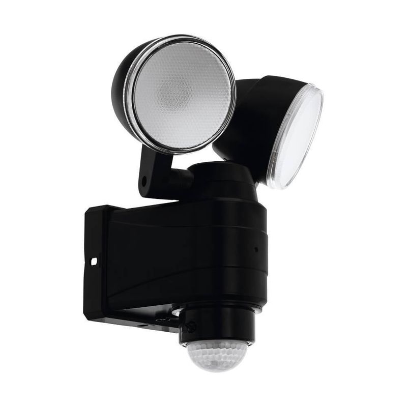 EGLO - Lámpara Apliqué Casabas Negro LED incluida 2X4W IP44 Cod98189
