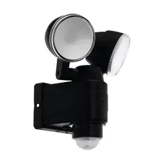 EGLO - Lámpara Apliqué Casabas Negro LED incluida 2X4W IP44 Cod98189