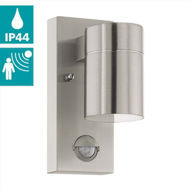 EGLO - Lámpara Apliqué Gu10 Riga 5 Acero Inoxidable 99569