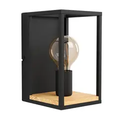 EGLO - Lámpara Apliqué Libertad Marrón Oscuro E27 1X40W IP20 Cod99796