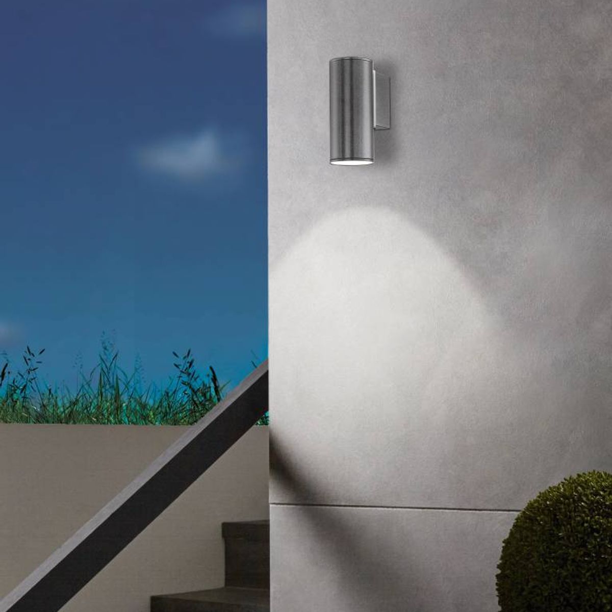 EGLO - Lámpara Apliqué Gu10 Led incluida Riga Antracita 94102.