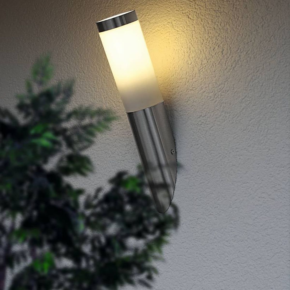 EGLO - Lámpara Apliqué Helsinki Acero Inoxidable E27 1x15w Cod81753