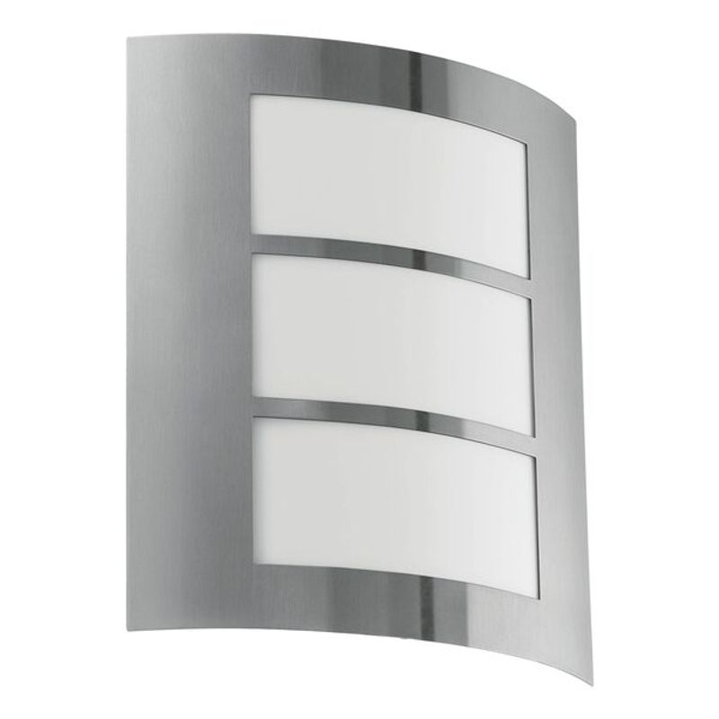 EGLO - Lámpara Apliqué  City Acero Inoxidable 1X15W E27 Cod.88139