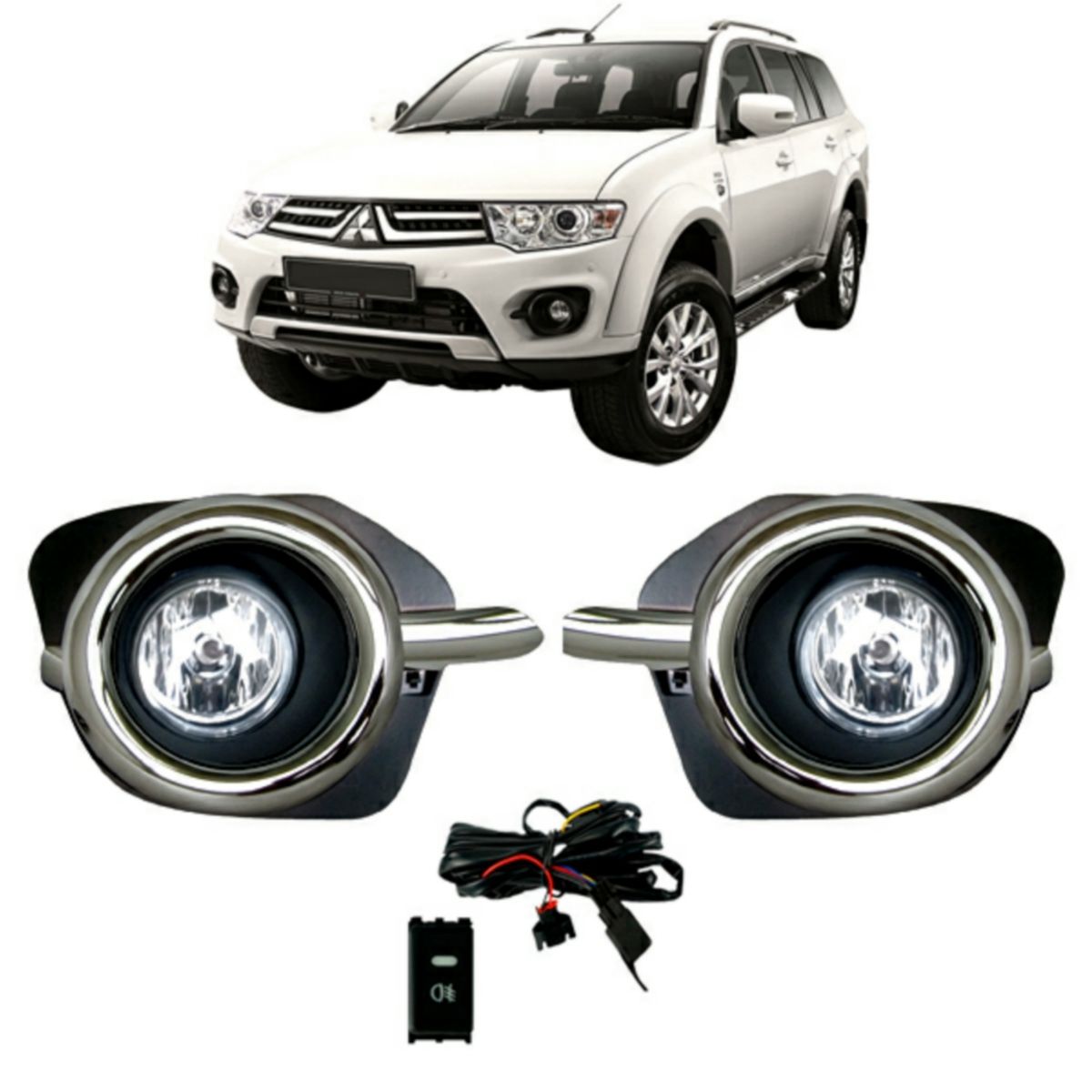 MATSUMOTO - Kit Neblineros Mitsubishi Montero Sport G2 2014 - 2016