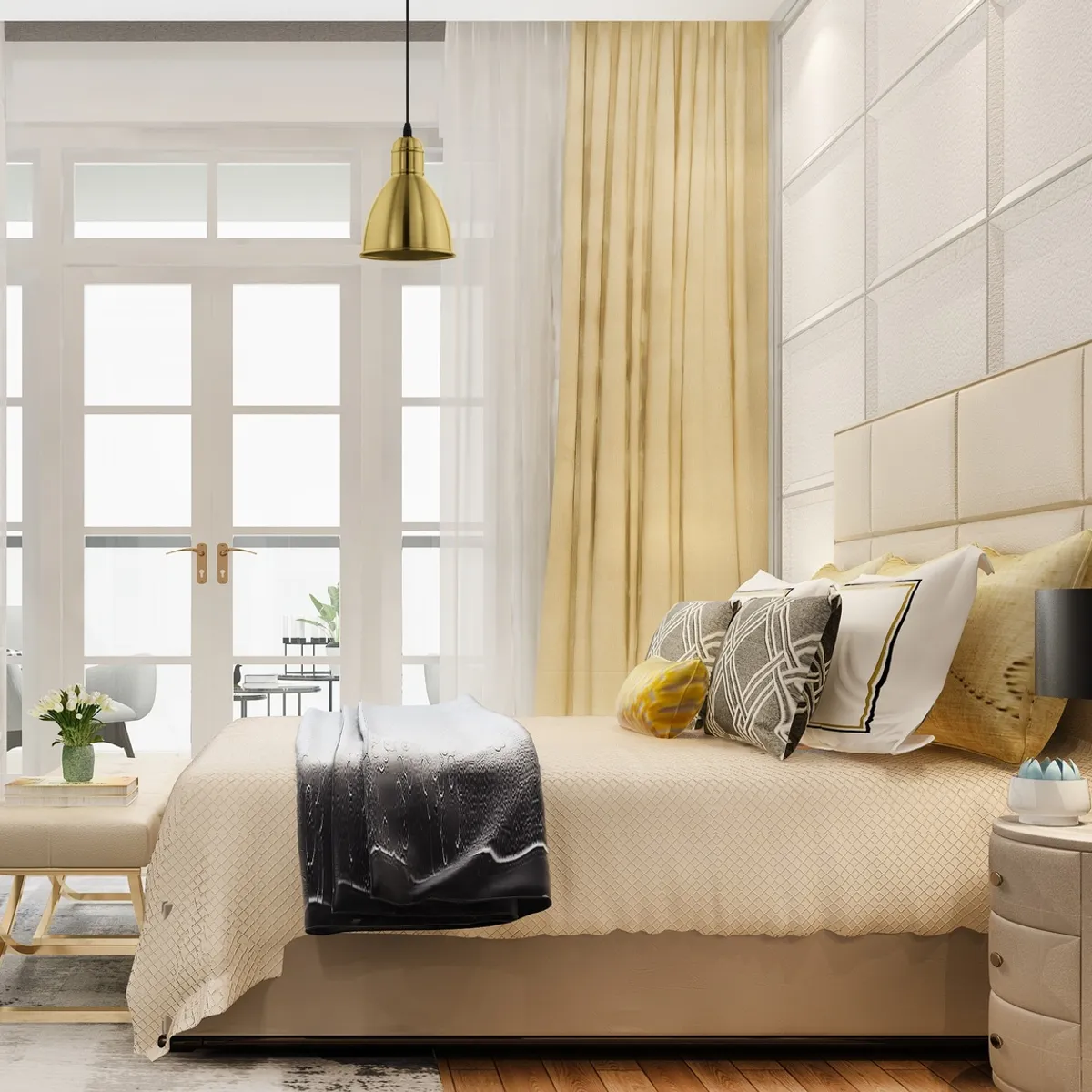 EGLO - Lámpara Colgante E27 Priddy Latón Cepillado 205096