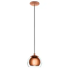 EGLO - Lámpara Colgante E27 Rocamar Cobre 94589