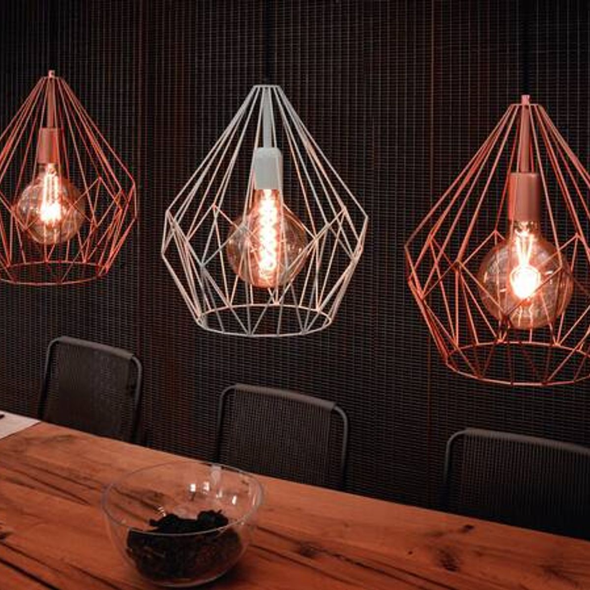 EGLO - Lámpara Colgante Carlton Acero Cobre E27 1X60W Cod49258