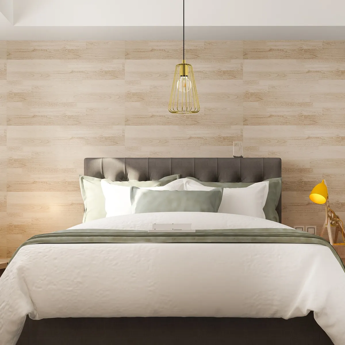 EGLO - Lámpara Colgante Austell Latón Cepillado E27 Cod205095