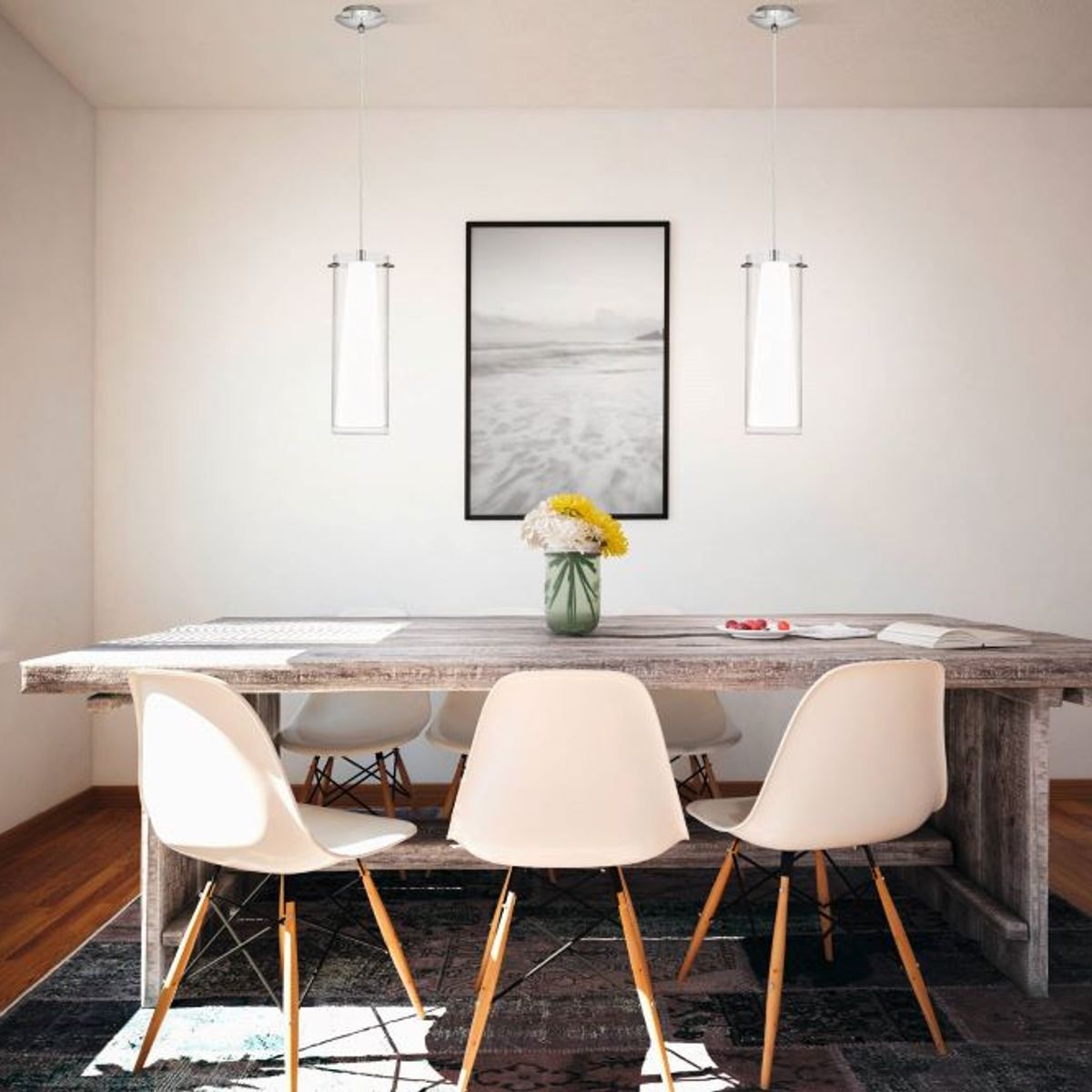 EGLO - Lámpara Colgante E27 Pinto Cromo 89832