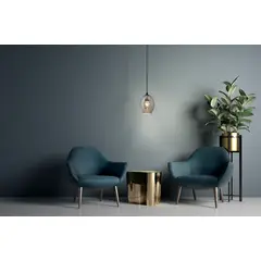 EGLO - Lámpara Colgante E27 Cadaques Negro 98582