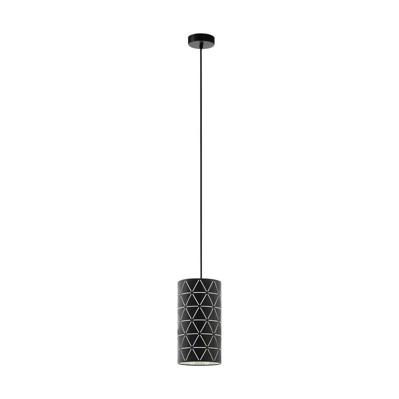EGLO - Lámpara Colgante Ramon Negro E27 1X4W Cod98352
