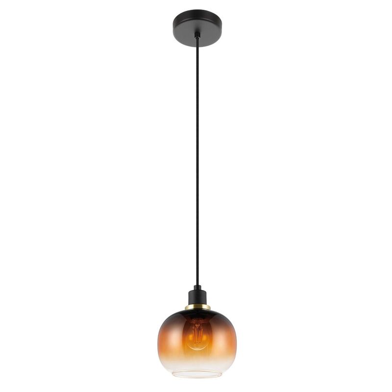 EGLO - Lámpara Colgante Oilella negro E27 1X40W cod99614