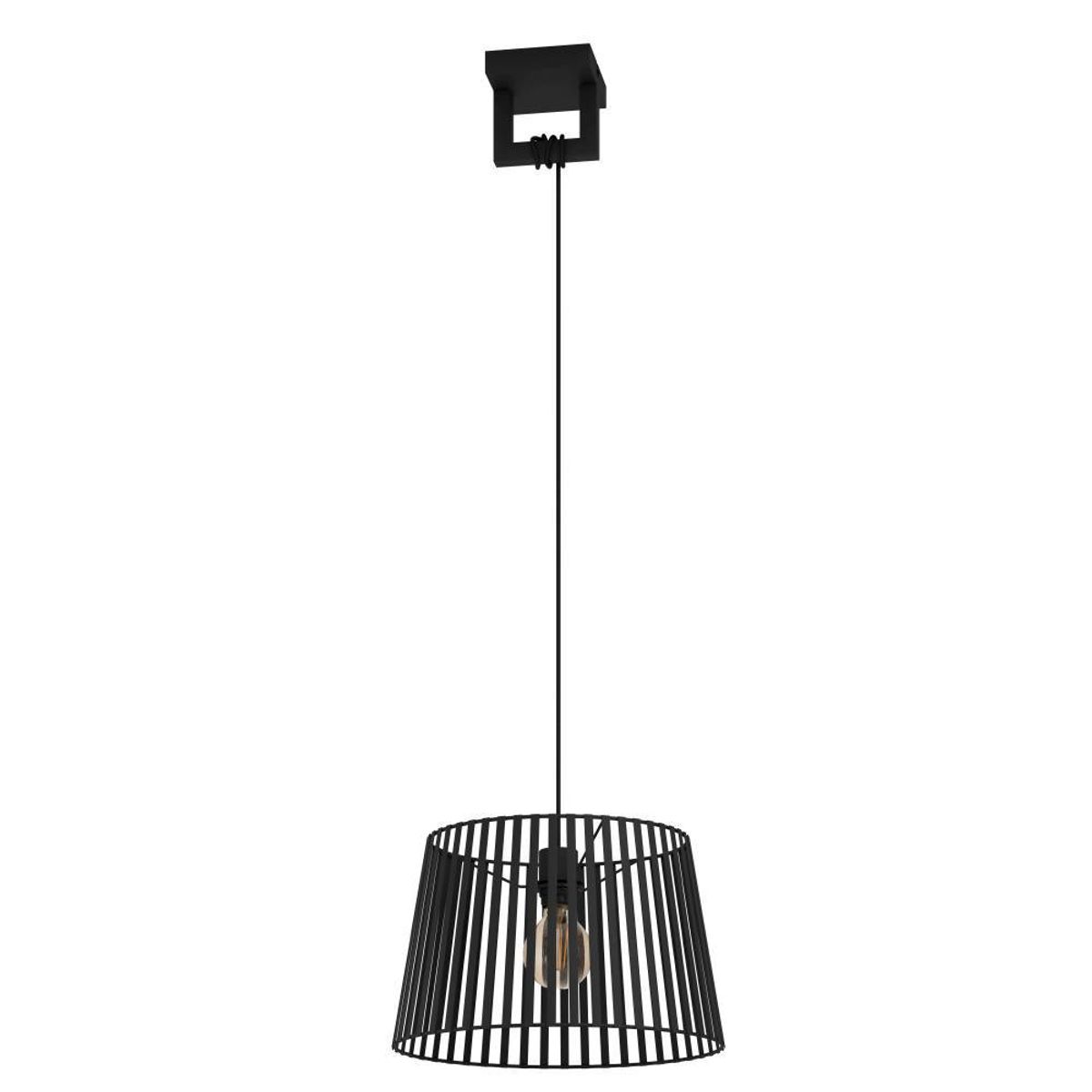 EGLO - Lámpara Colgante Bogota Negro E27 1X40W IP20 Cod390002