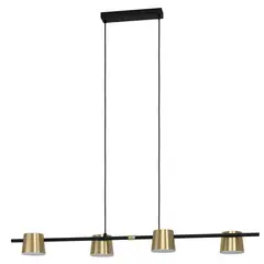 EGLO - Lámpara Colgante Altamira Acero GU10 4X5W IP20 Led inclusive Cod39985