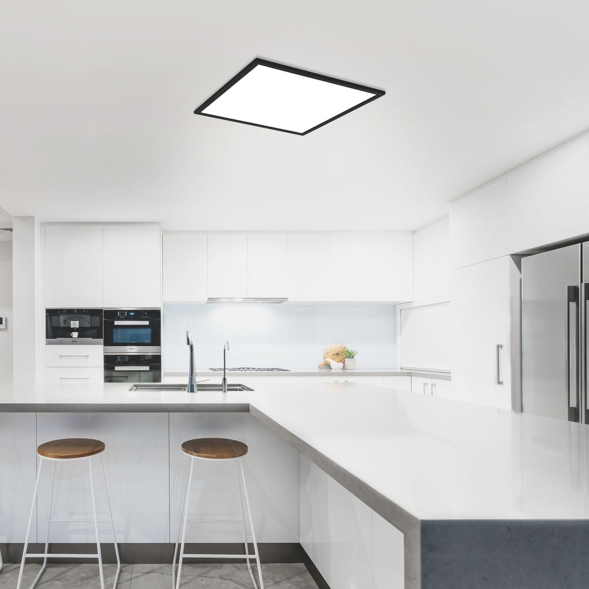 EGLO - Lámpara Techo Salobrena Negro 1X33W Led inclusive Cod900052