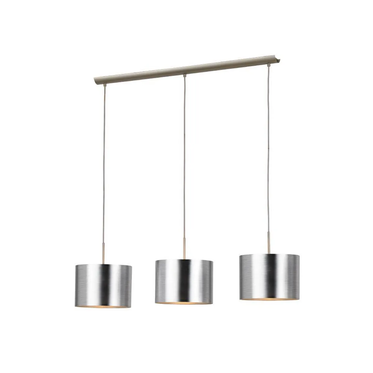 EGLO - Lámpara Colgante E27 Saganto Níquel Satinado 39353