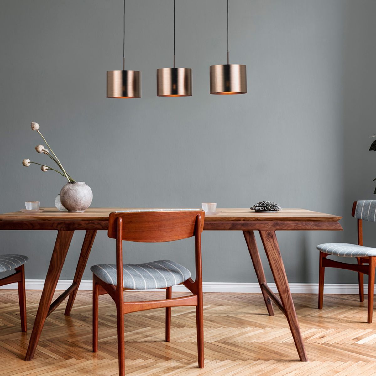 EGLO - Lámpara Colgante E27 Saganto 1 Marrón 39357