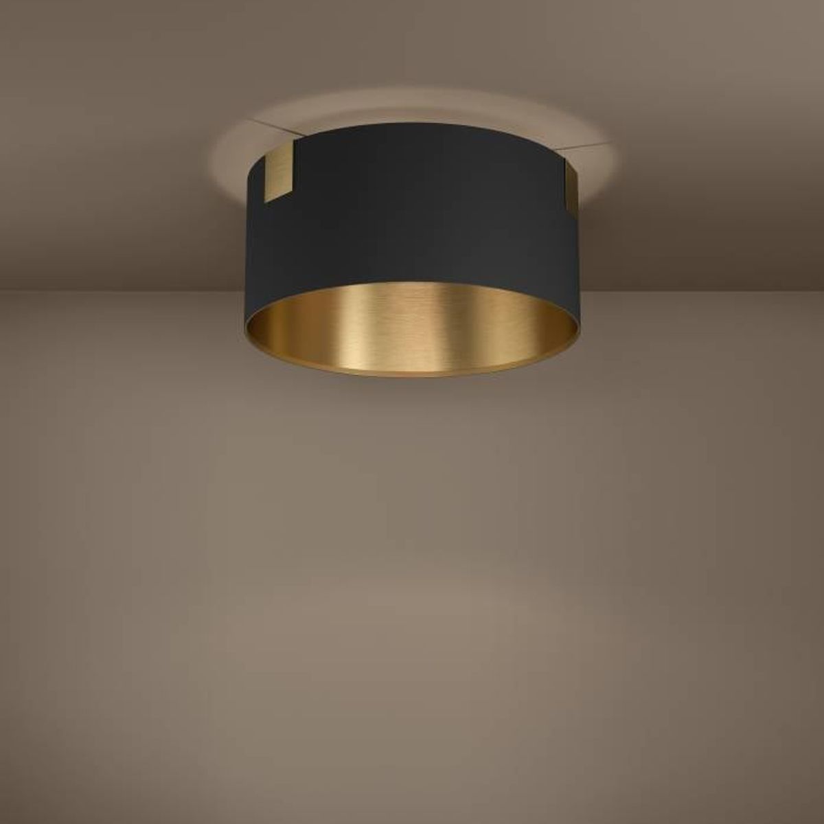 EGLO - Lámpara Apliqué E27 Tortola 1 Negro, Latón 39963