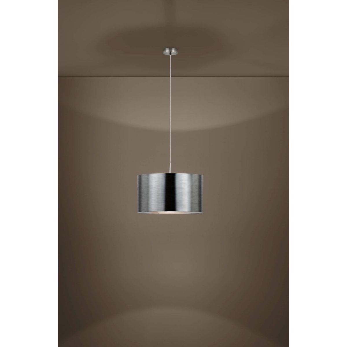 EGLO - Lámpara Colgante Saganto Níquel Satinado E27 1X4W Cod39352