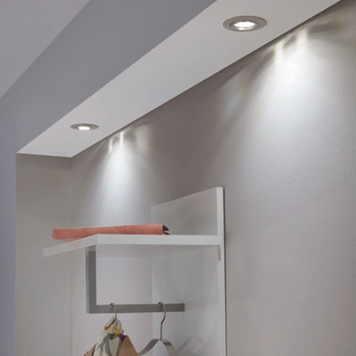 EGLO - Foco Embutido Tedo Gu10 Led Níquel Satinado 5w cod31688