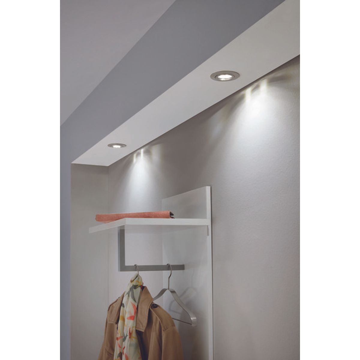 EGLO - Foco Embutido Tedo Gu10 Led Níquel Satinado 5w cod31688