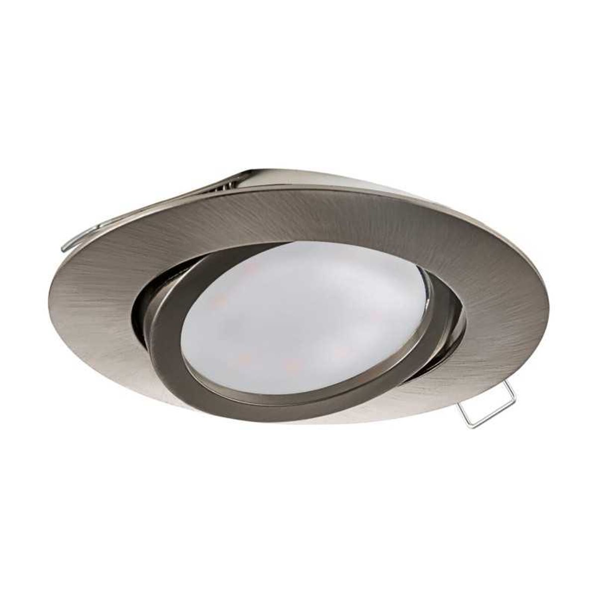 EGLO - Foco Embutido Tedo Gu10 Led Níquel Satinado 5w cod31688