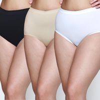 Pack 3xCalzon Maxi Algodon P31007-BLA KAYSER.