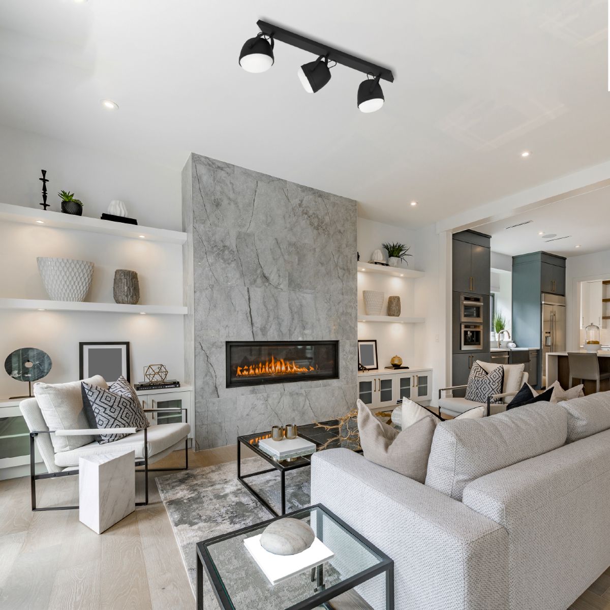 EGLO - Lámpara Foco E27 Upanema Negro 390045