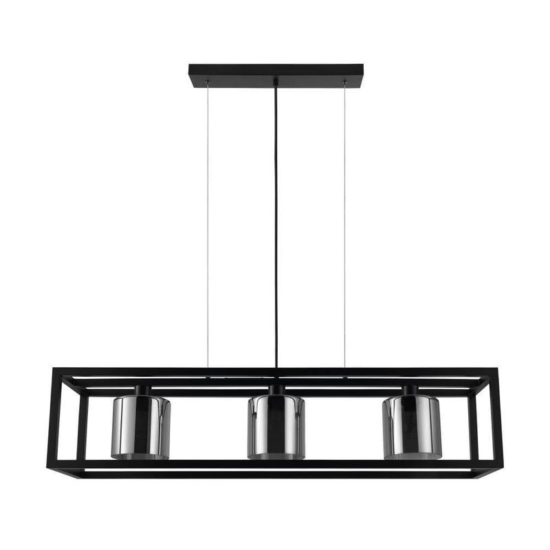 EGLO - Lámpara Colgante E27 Brisling Negro 33985