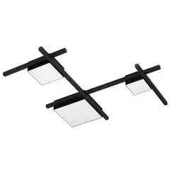 EGLO - Lámpara Apliqué Led Viareggio Negro 39689