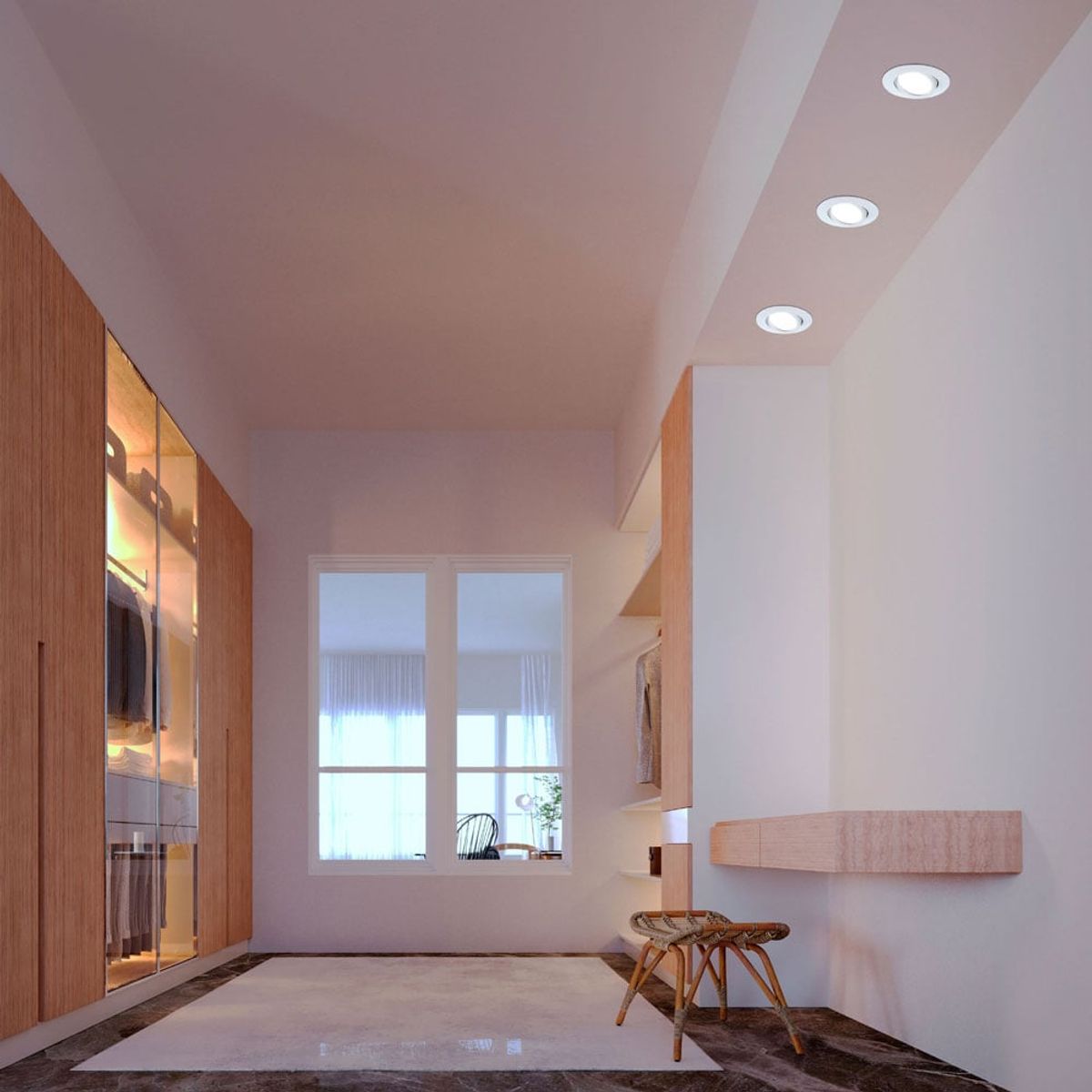 EGLO - Foco Embutido  Tedo  Blanco Gu10 1X5W Cod.31682