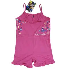 ENCANTO - Enterito Fucsia print bordado