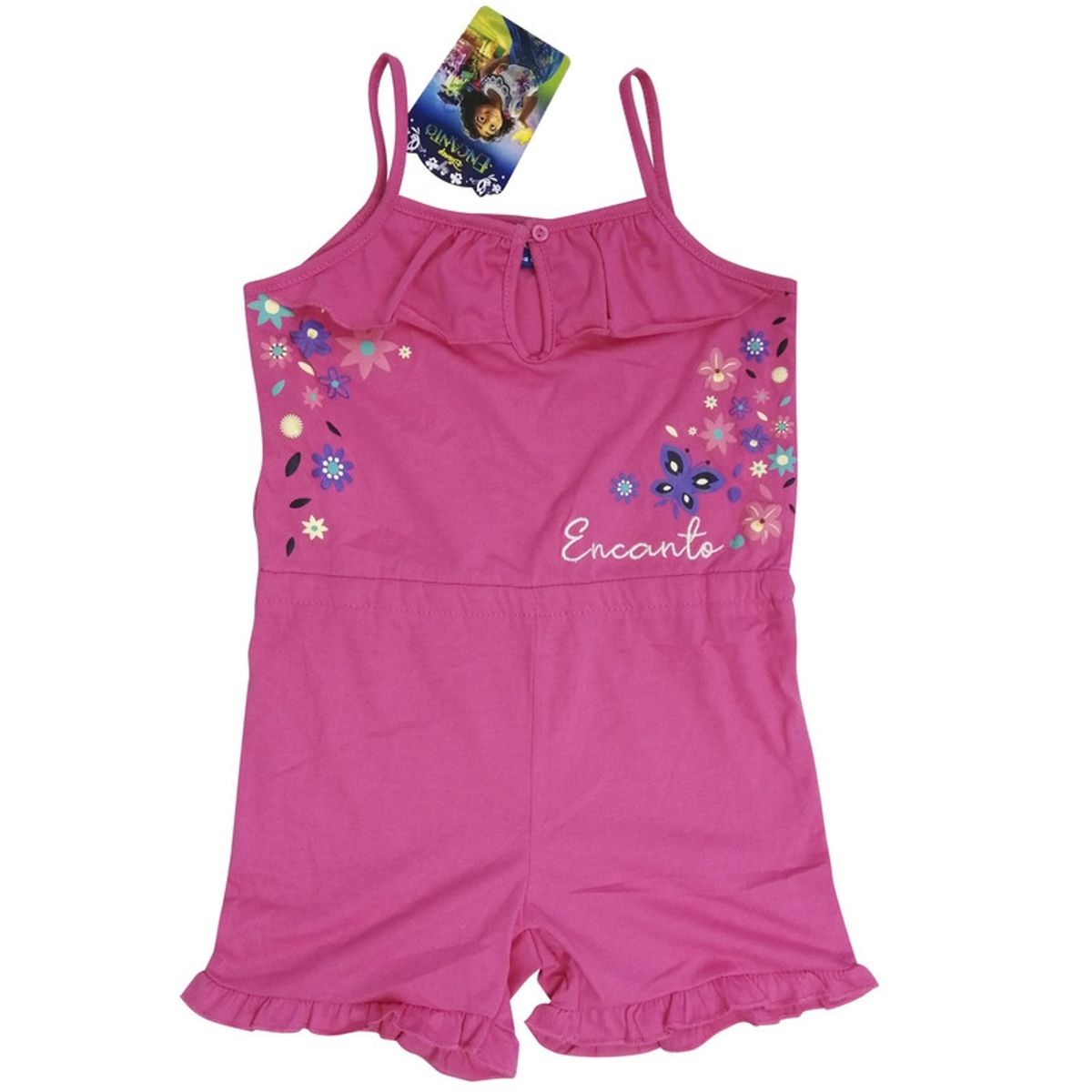 ENCANTO - Enterito Fucsia print bordado Encanto