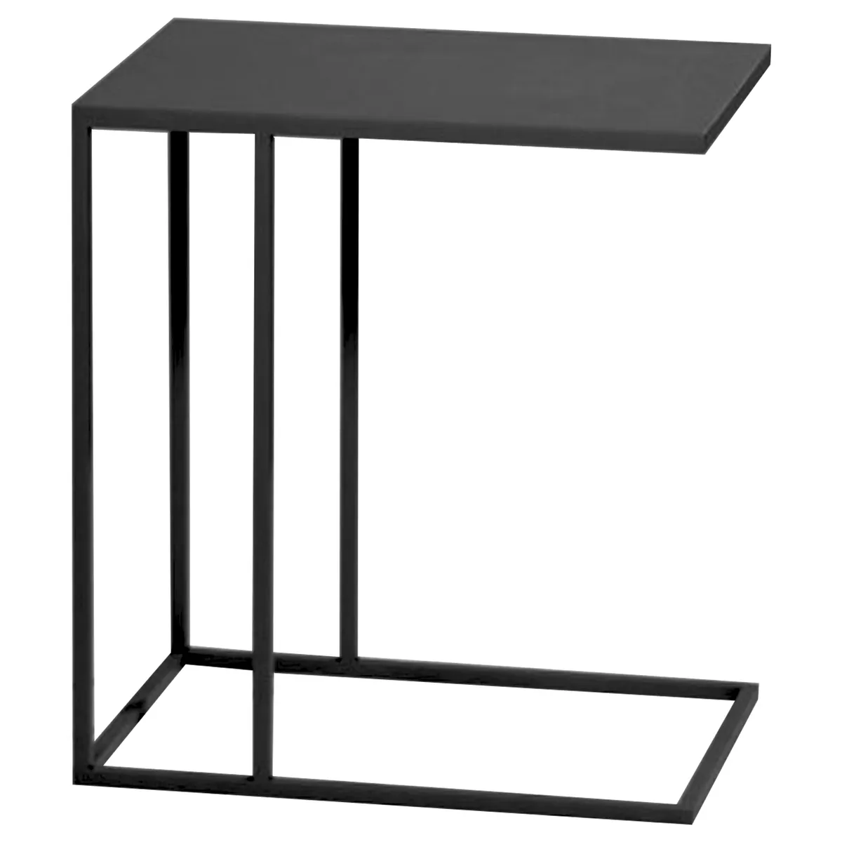 LIVING MARKET - Mesa Auxiliar Soest Negra Hand Made Living Market