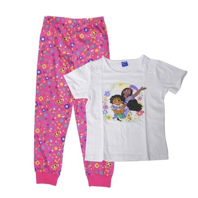 Imagen 2 del producto Pijama Niña verano Pantalon largo y Polera Manga Corta