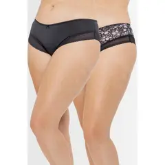 KAYSER - Pack 2 x calzon pantaleta microfibra P214024W-NEG
