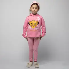 DISNEY - Calza Niña Rey Leon Piel Rosado