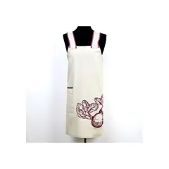 CHANTILLY - Delantal Betarraga Estampado 94x75cm Beige