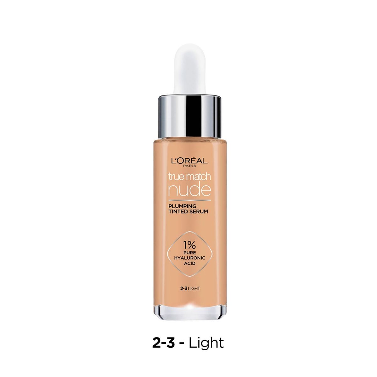 LOREAL PARIS - Base True Match Serum 2-3 Light Con Acido Hialurónico Loreal