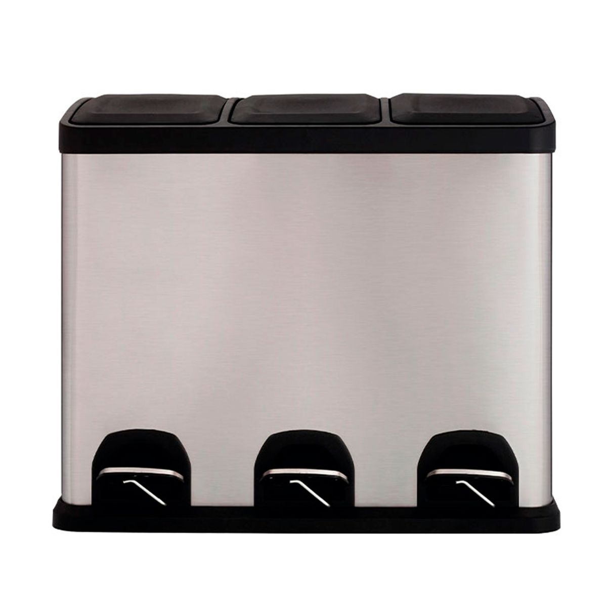 LORENZINI - Basurero Acero Inox con Pedal 3x15 Lt