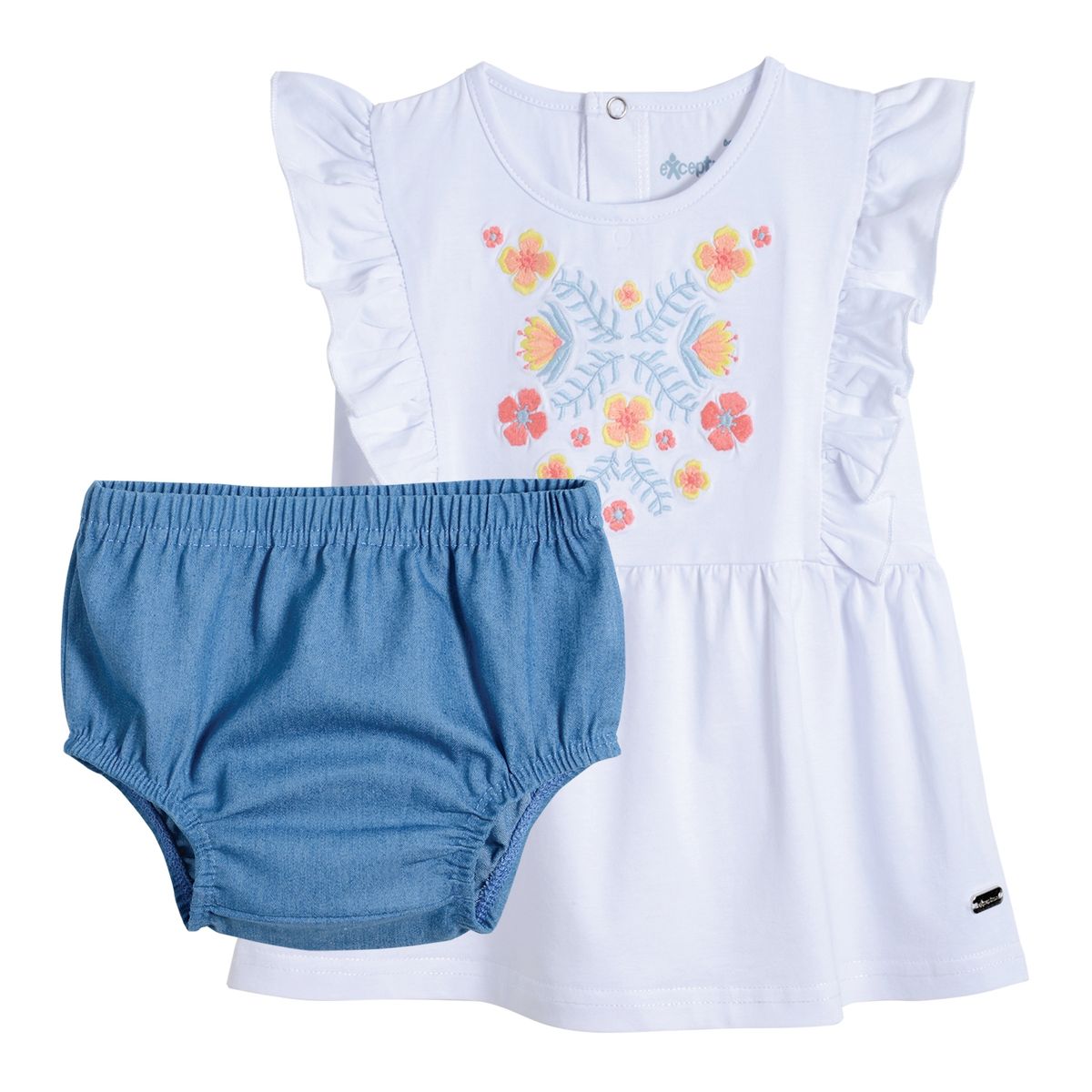 EXCEPTION - Vestido con calzón bebé niña Exception