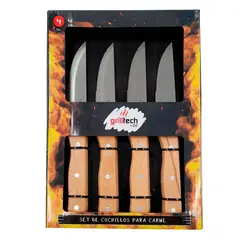 GRILLTECH - Display Box 4 cuchillos de carne