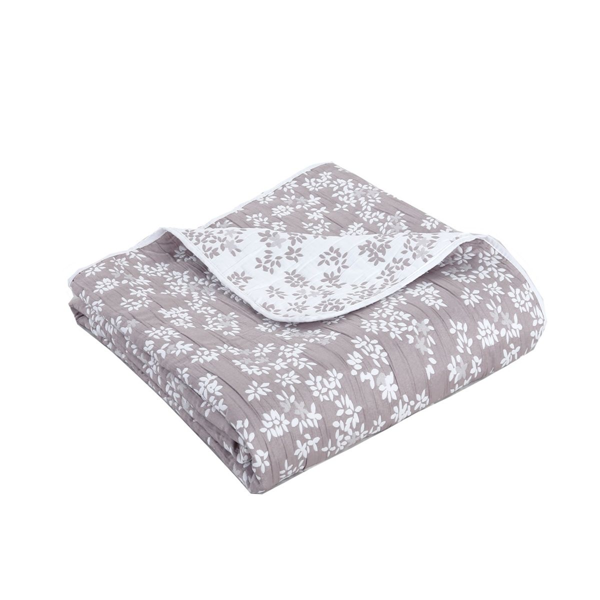 CHANTILLY - Cubrecama Jacquard Bordado 2.5 Plazas Vicuña CHANTILLY